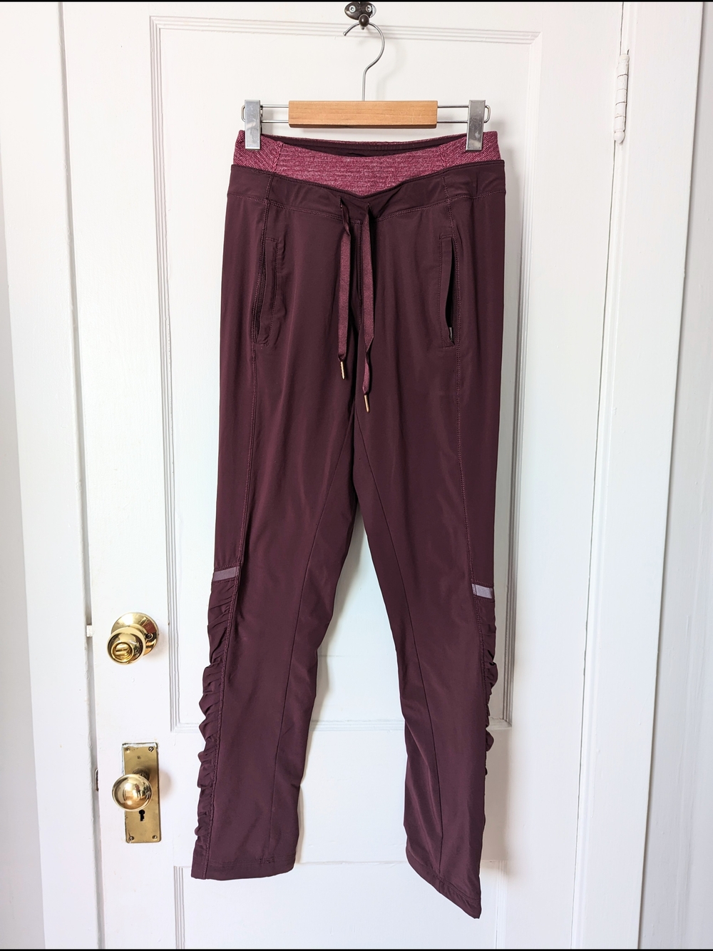 lululemon athletica Maroon Track Jogger Pants